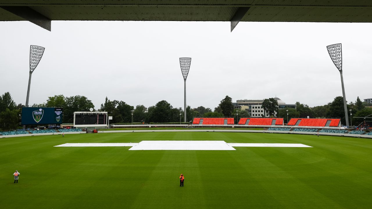 कॅनबेरा, IND vs PM XI Rain Day 1 called off