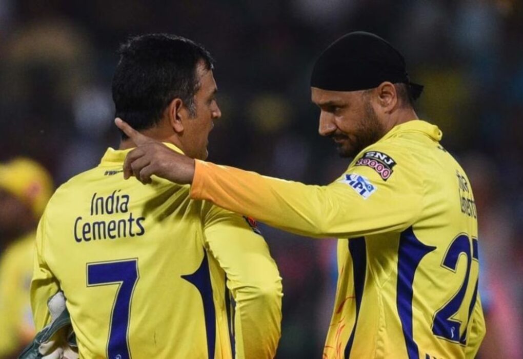 धोनी, MS Dhoni Harbhajan Singh CSK